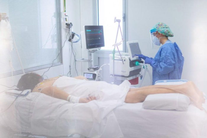 Paciente hospitalizado con covid-19