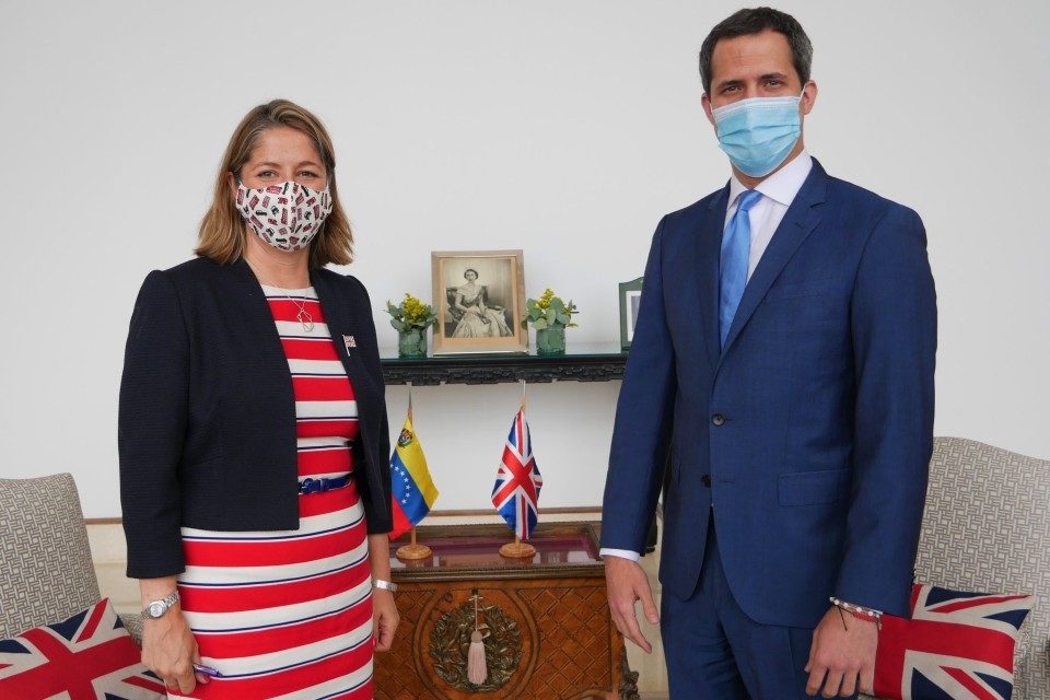 Reino Unido Rebecca Buckingham Juan Guaidó