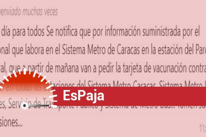 EsPaja Metro tarjeta covid