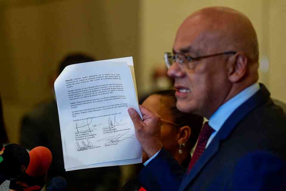 Jorge Rodríguez 6 septiembre 2021 diálogo en México-jj