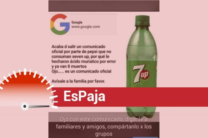 7UP Es Paja refresco acido muriatico