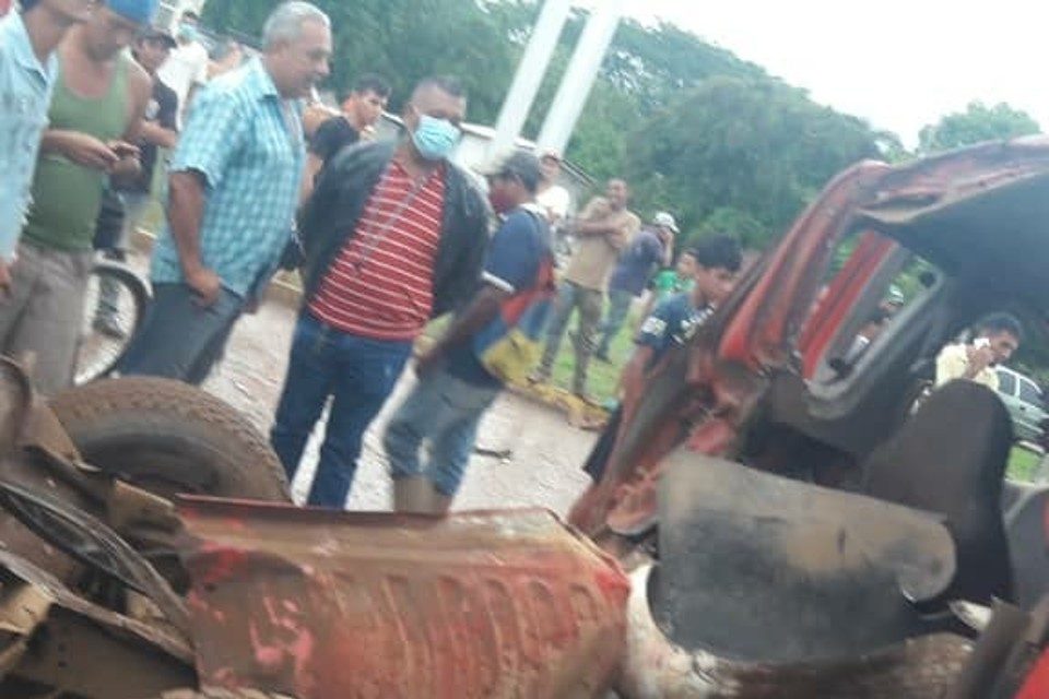 explosion carro Guarico bombona