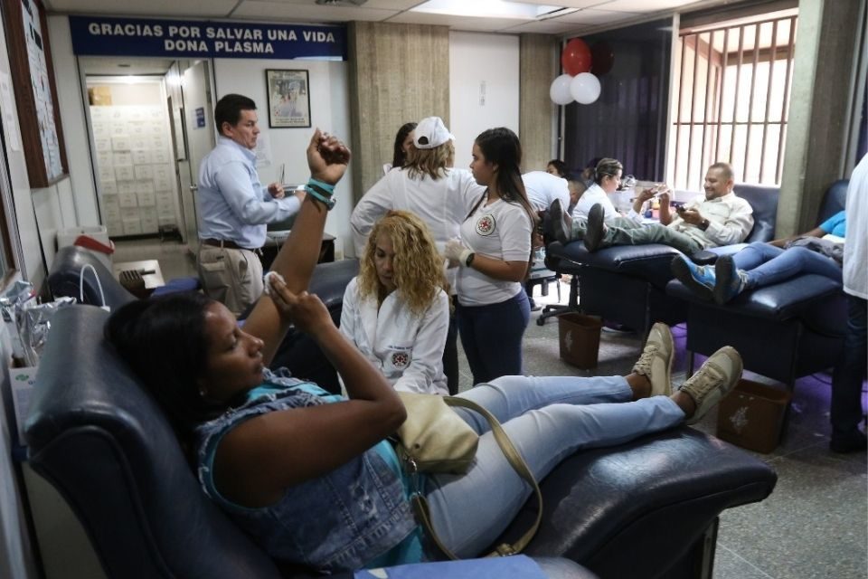 Donantes de sangre