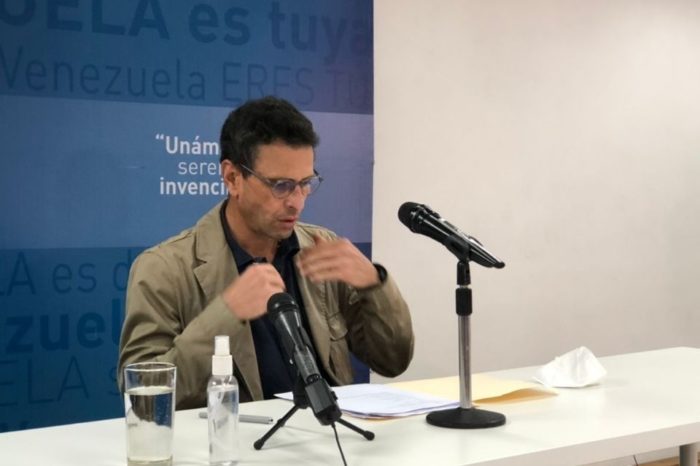 Capriles sobre conversaciones entre Maduro y EEUU