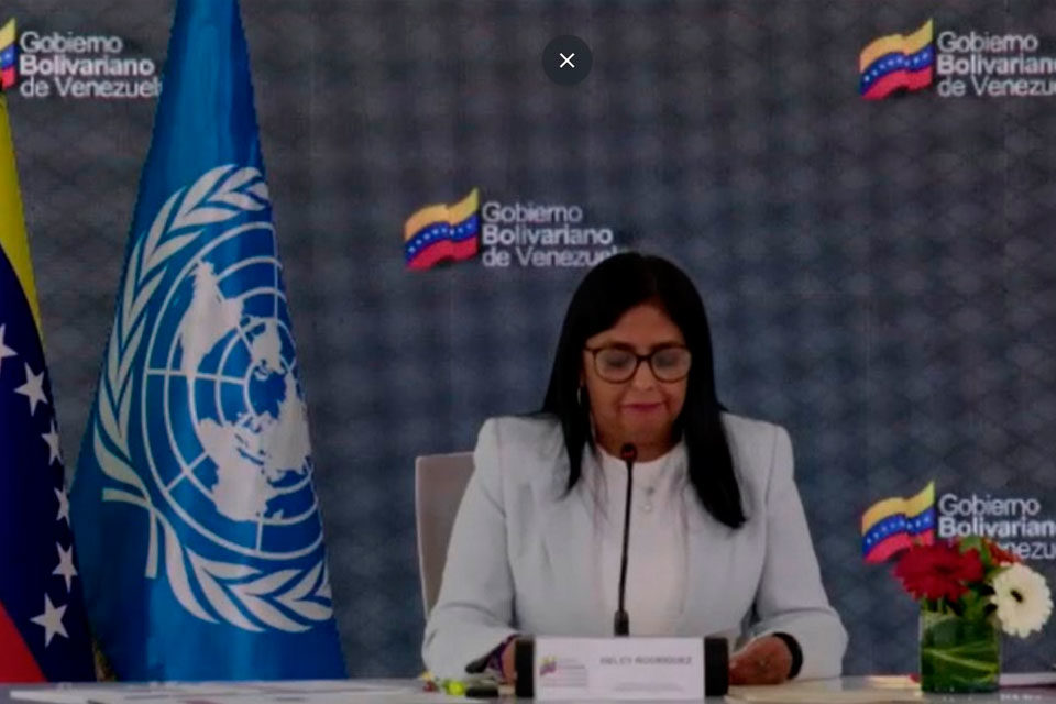 Delcy Rodríguez / EPU de la ONU / OMS
