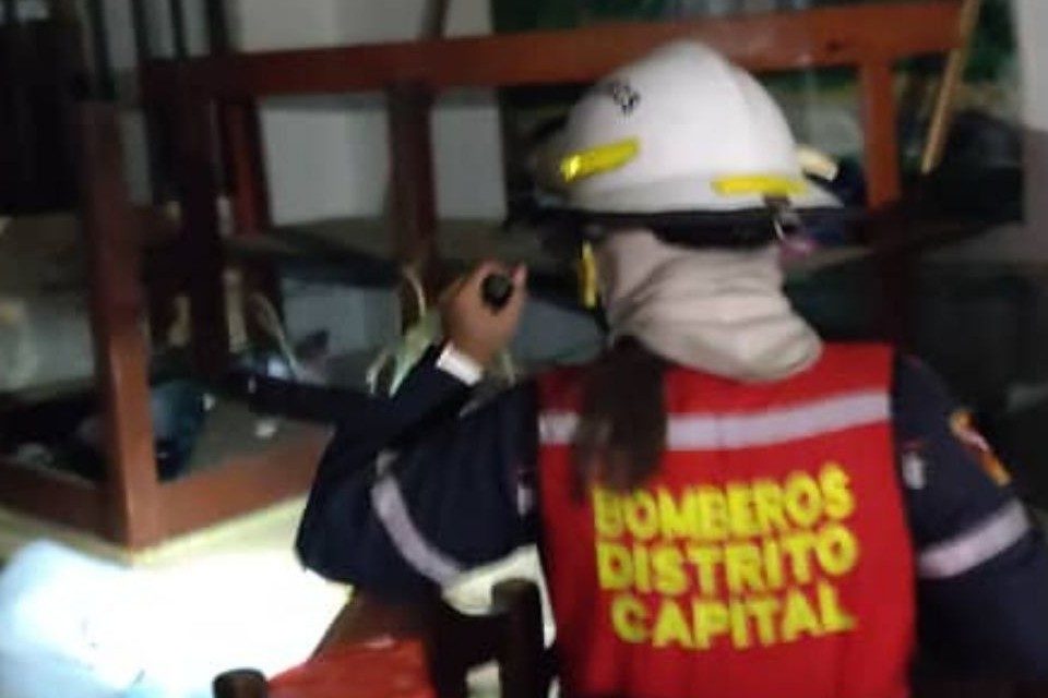 Bomberos caracas gas San Martin