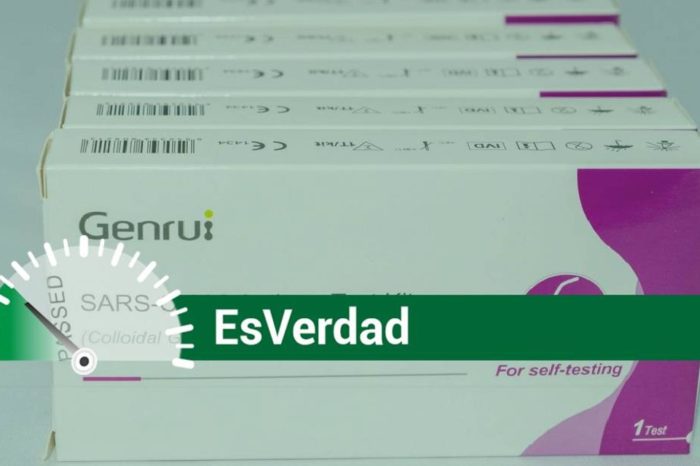 Espaja Genrui Biotech test antigenos covid-19