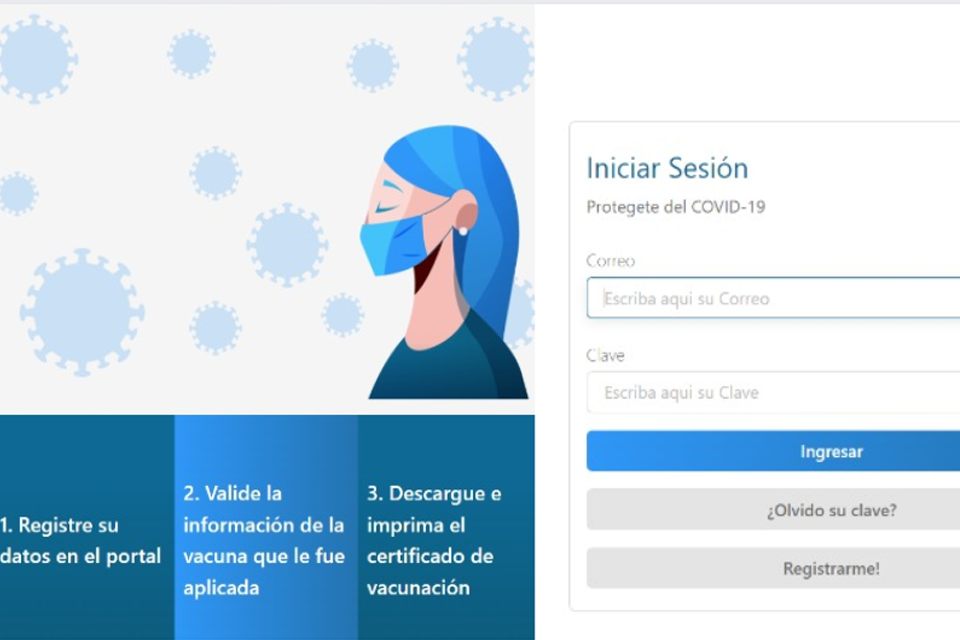 certificado vacunación
