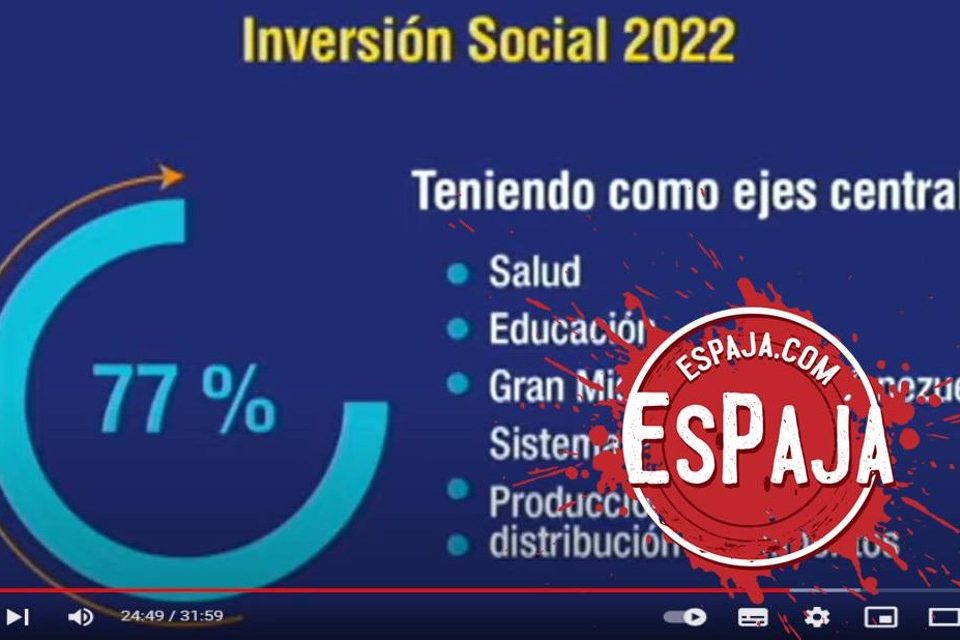 EsPaja Delcy Rodríguez presupuesto