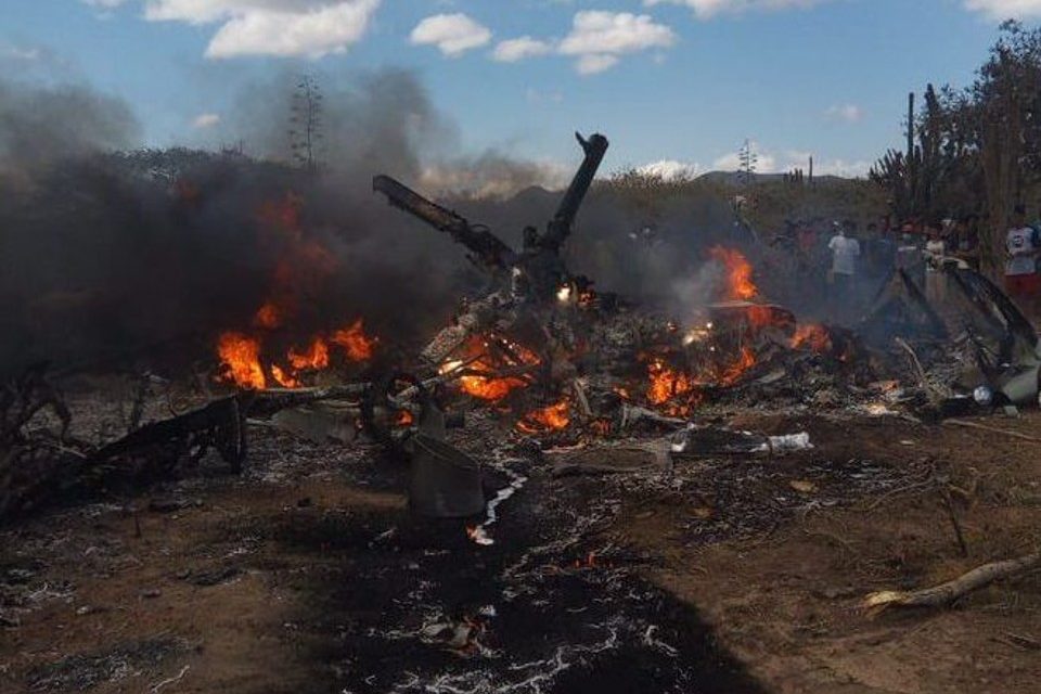 Helicóptero Lara siniestro 22.02.2022