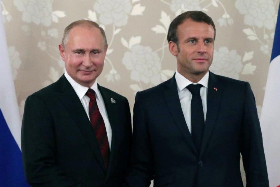Macron Putin Ucrania