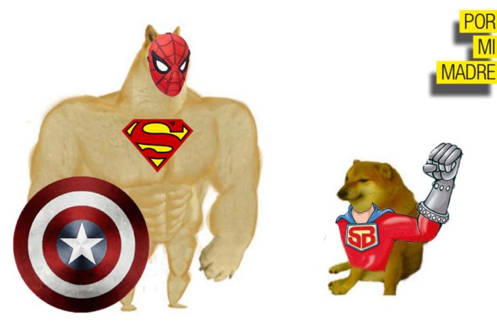 Super heroes carnaval por mi madre