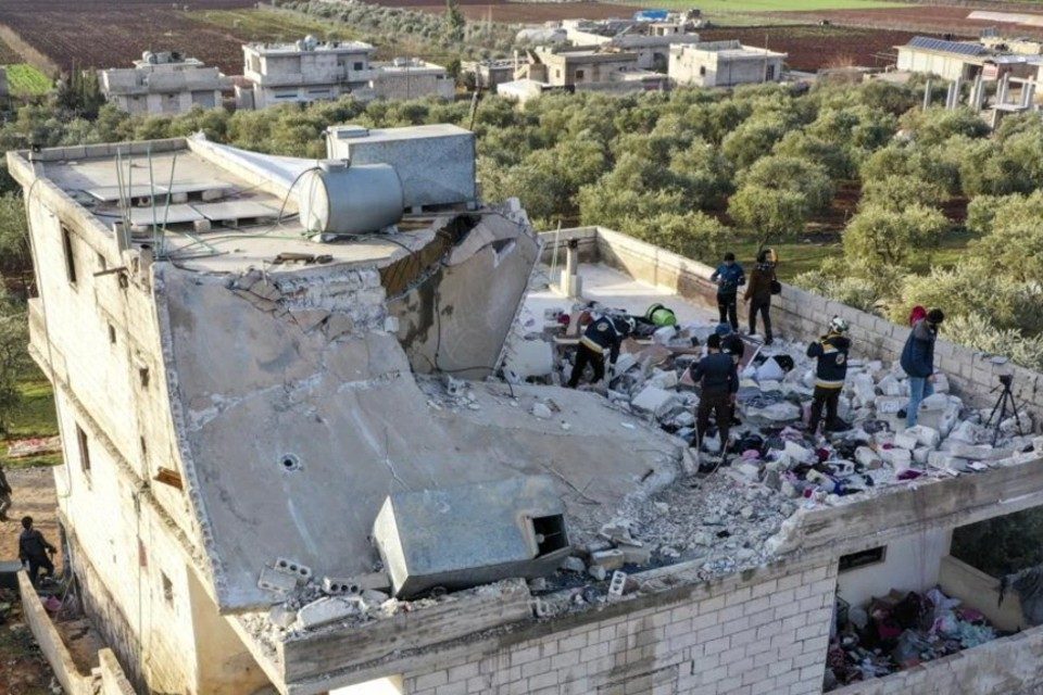 casa lider islamico Siria Biden EEUU