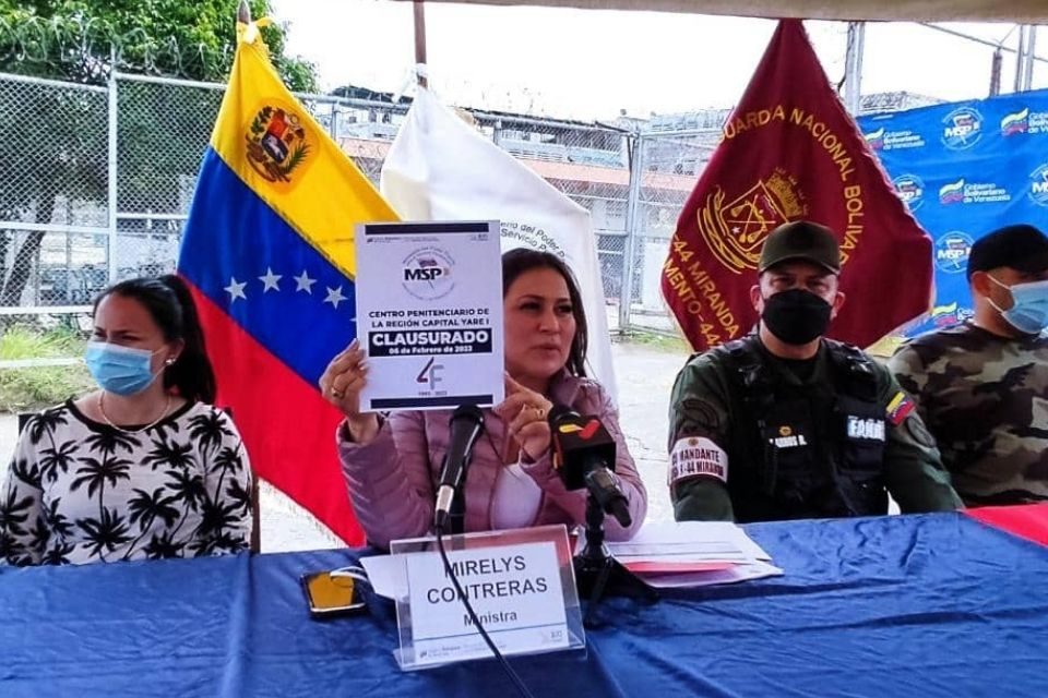 clausura de la cárcel Yare I