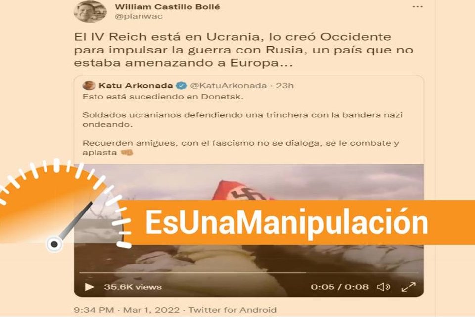 EsPaja Ucrania bandera nazi