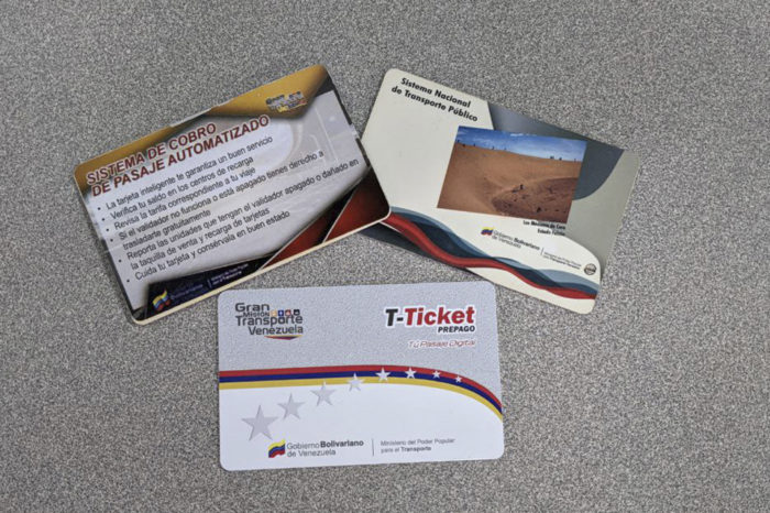 Tarjetas Metro de Caracas