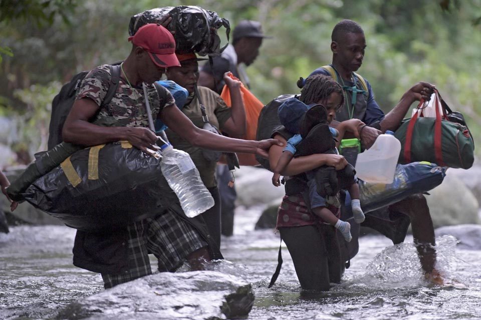migrantes selva del Darién