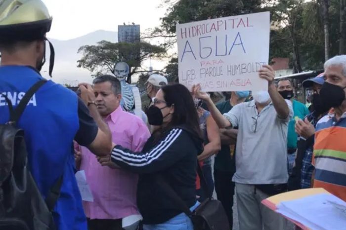 protesta agua