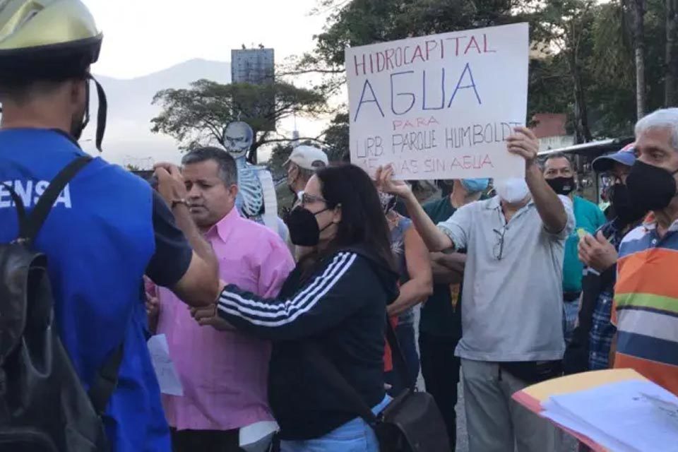protesta agua