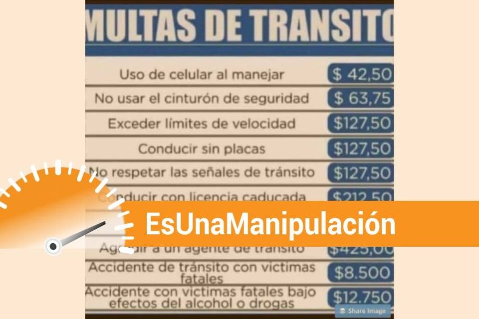 EsPaja multas de tránsito fake