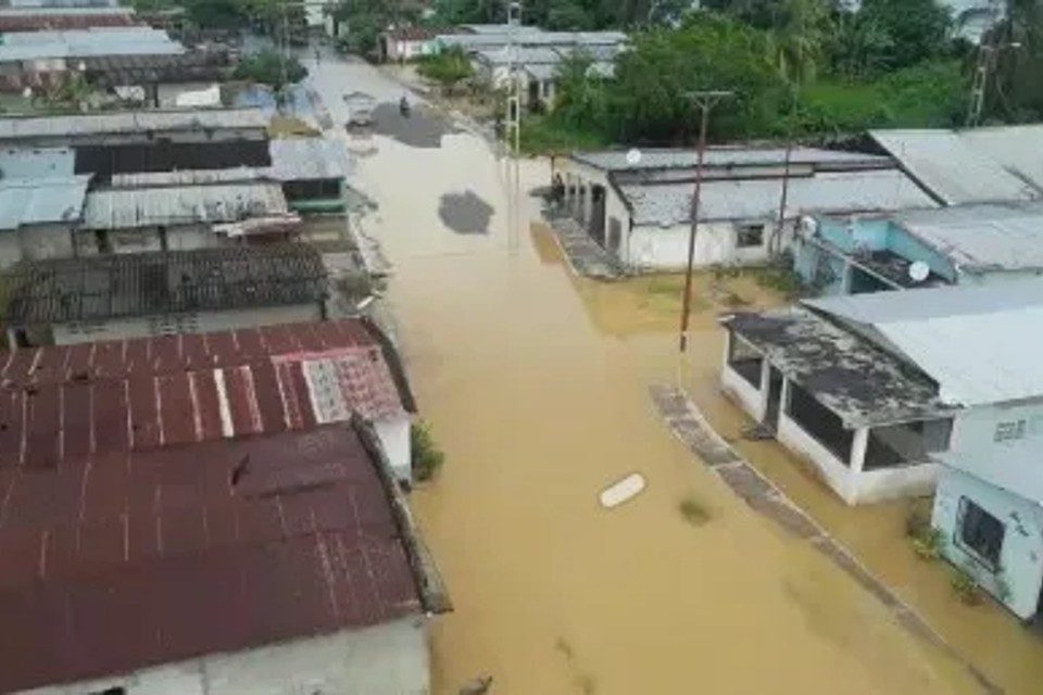 Lluvias sur del lago zulia