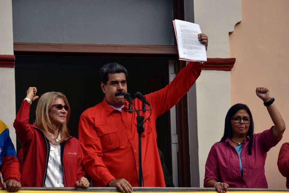 Nicolás Maduro en Miraflores