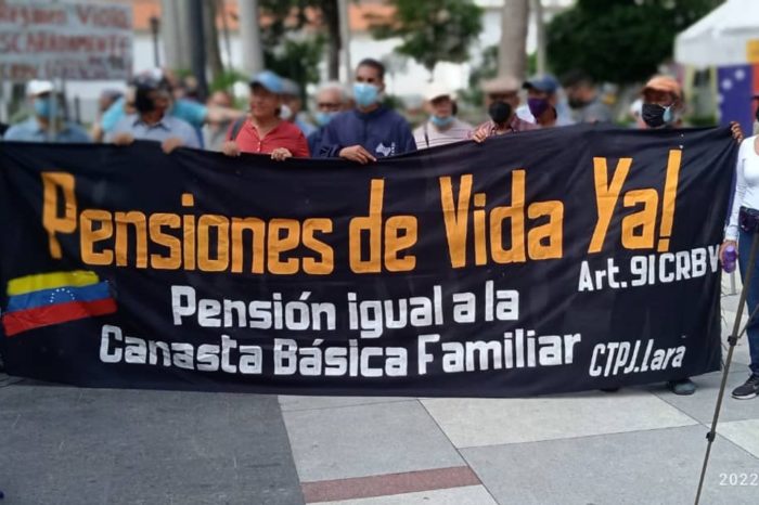 jubilados y pensionados lara protesta 29.05.2022