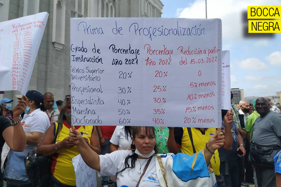 Protesta trabajadores de la Salud