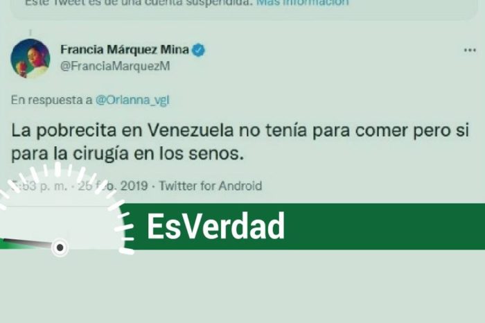 EsPaja Francia Marquez Colombia