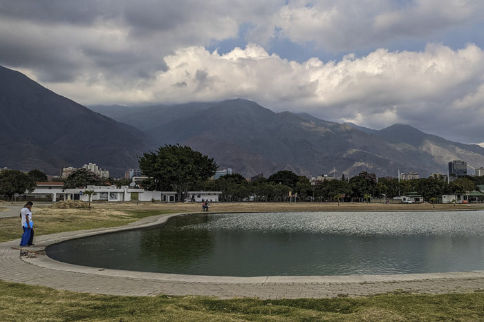 Laguna del parque Simón Bolívar