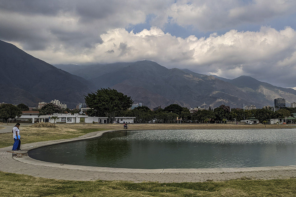 Laguna del parque Simón Bolívar