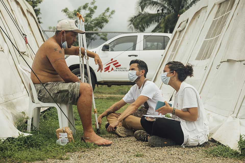 Médicos Sin Fronteras atención Darién