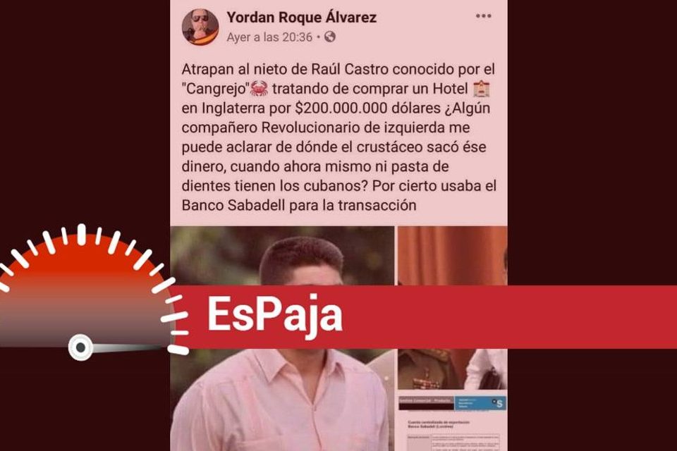 EsPaja nieto de raul castro