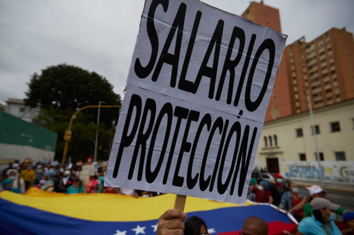 Trabajadores protesta inamovilidad laboral