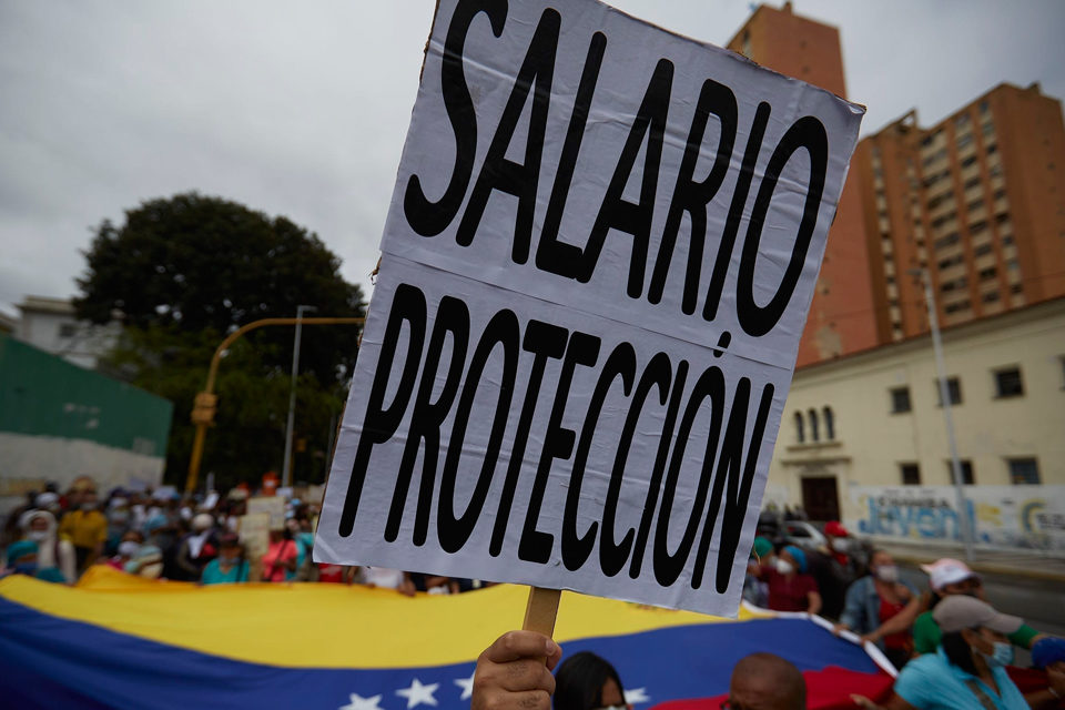 Trabajadores protesta inamovilidad laboral