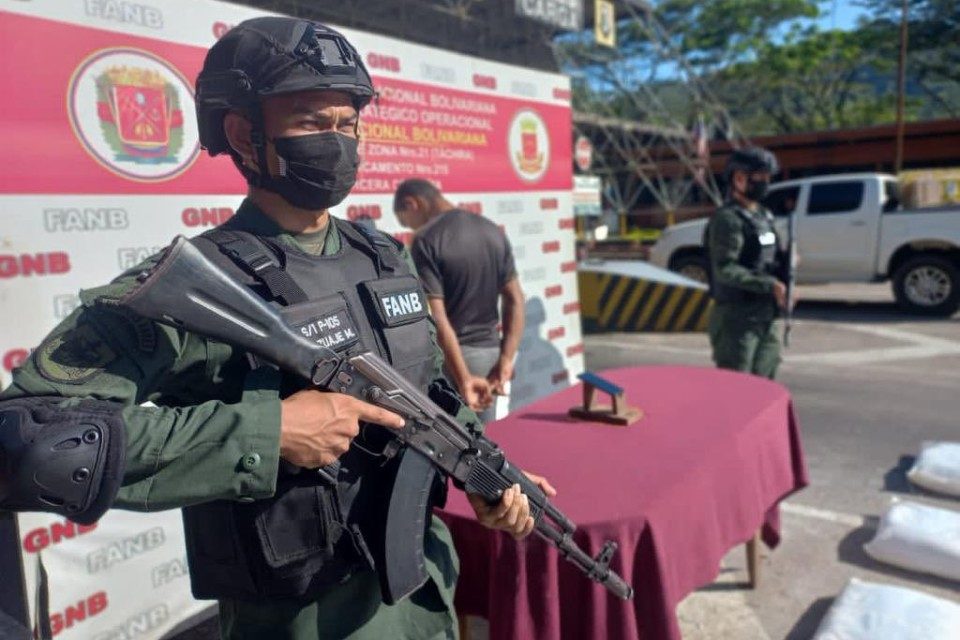 FANB quimicos incautados Táchira
