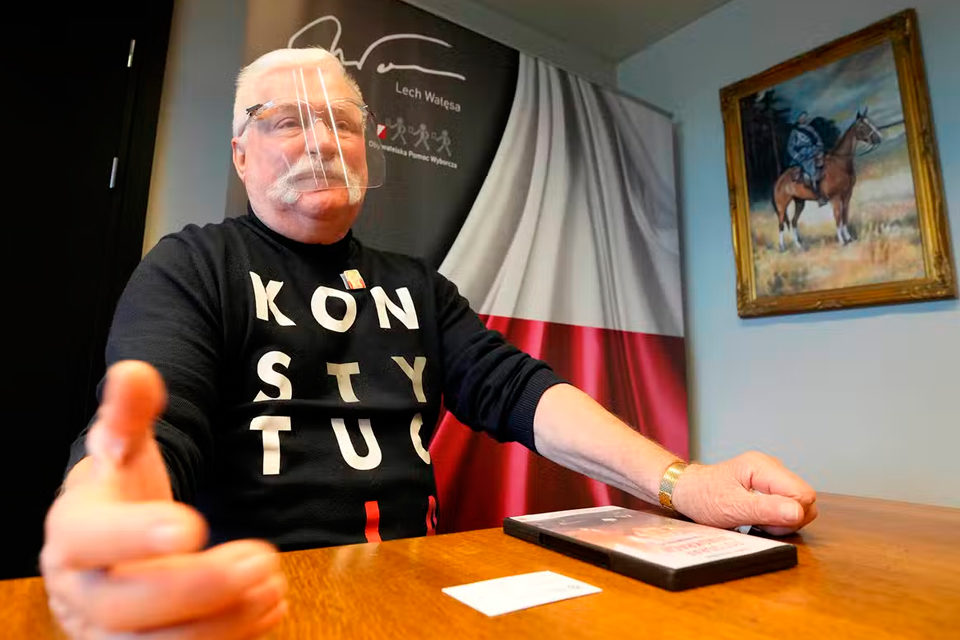 Expresidente de Polonia Lech Walesa