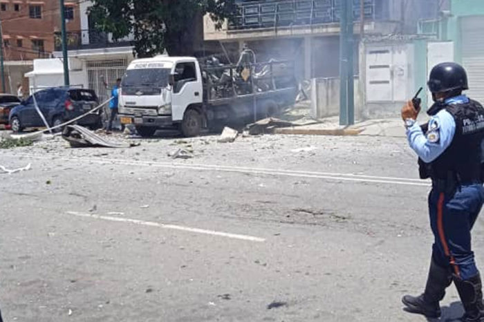 Deflagración de bombonas de oxígeno en Vargas