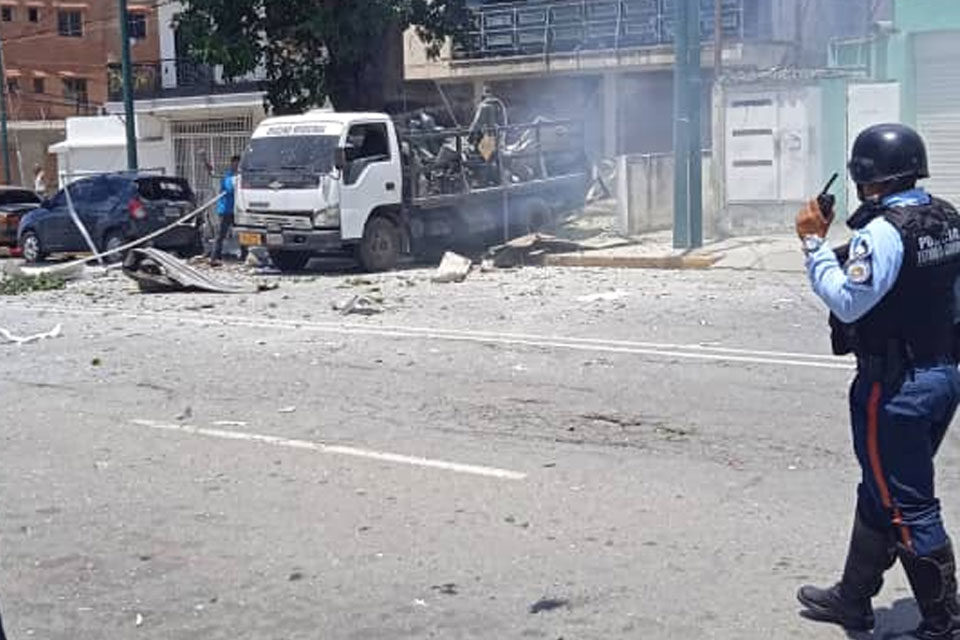 Deflagración de bombonas de oxígeno en Vargas