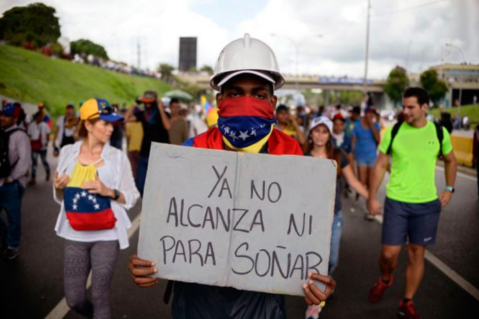 El sufrimiento de los venezolanos