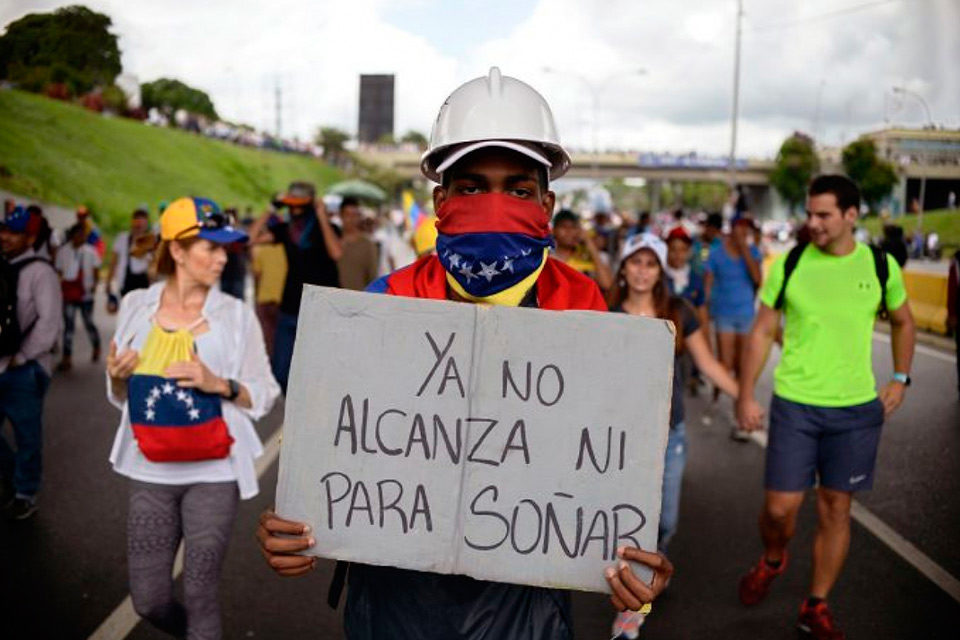 El sufrimiento de los venezolanos