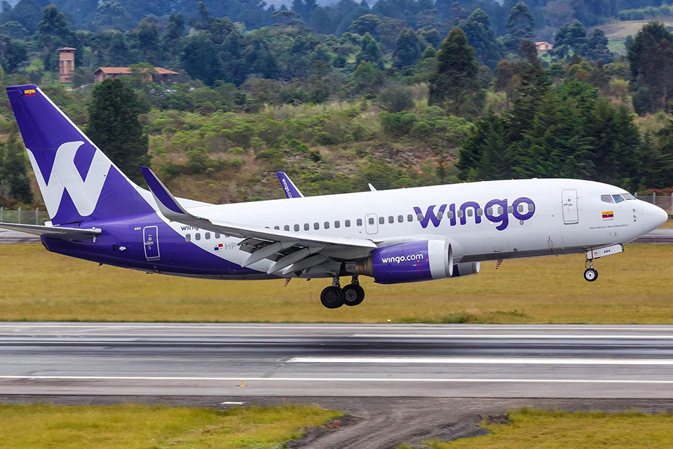 Wingo vuelos Bogotá Caracas Medellín
