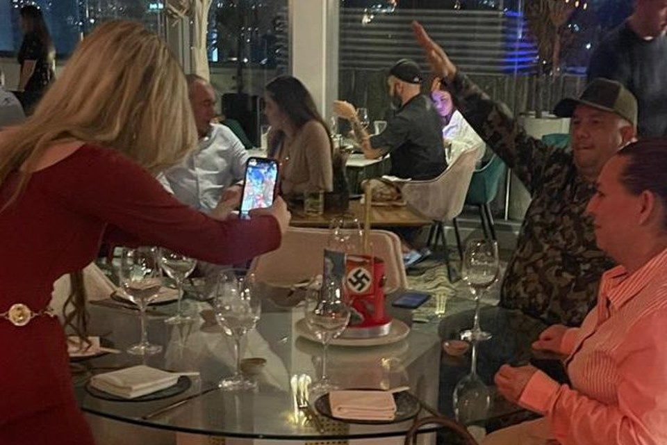 Apologia nazismo restaurant caracas salvaje tarek william saab