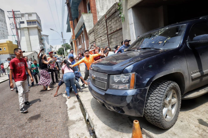 Ataque contra Juan Guaidó