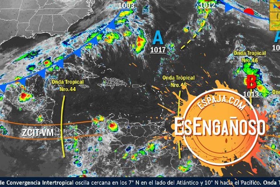 Espaja ondas tropicales lluvias