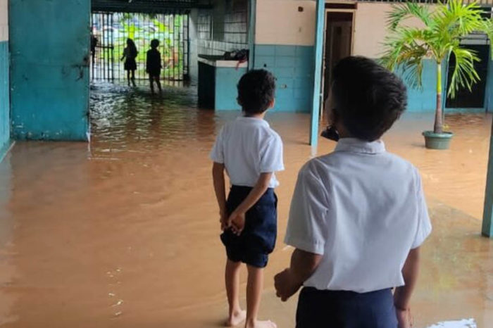 Lluvias escuelas