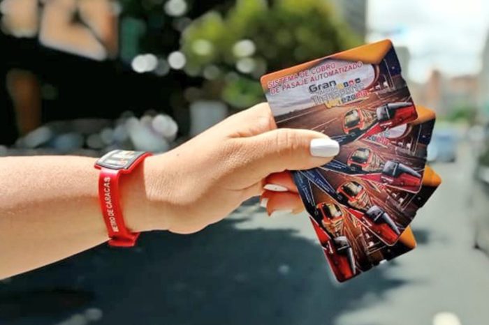 Metro de Caracas tarjeta boleto viaje