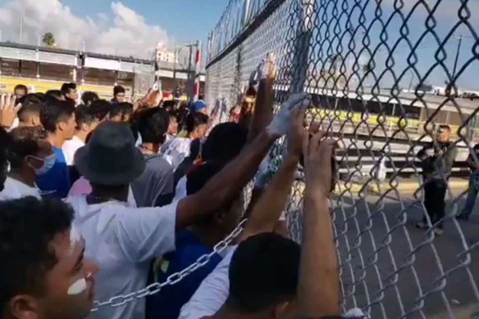 Migrantes venezolanos friontera EEUU