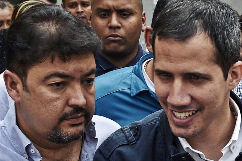 Roberto Marrero JUan Guaidó