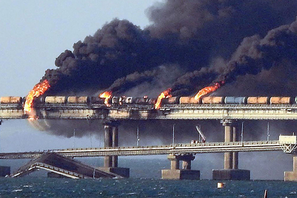 explosión puente de Crimea